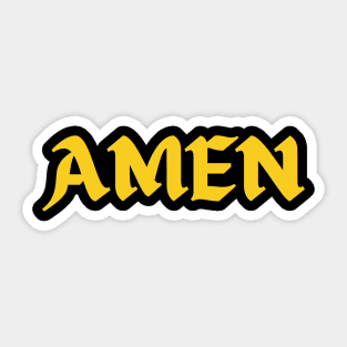 Amen Sticker